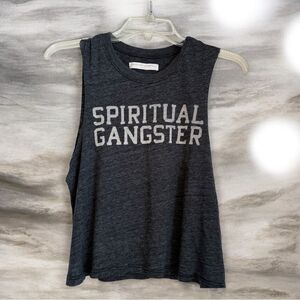 Spiritual Gangster Gray Tank Top
